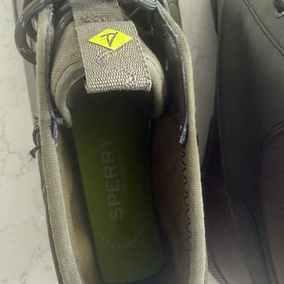 Mens Sperry Olive Green Halyard Storm Boots 13 main image 6